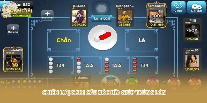 Chiến lược soi cầu xóc đĩa giúp trúng lớn