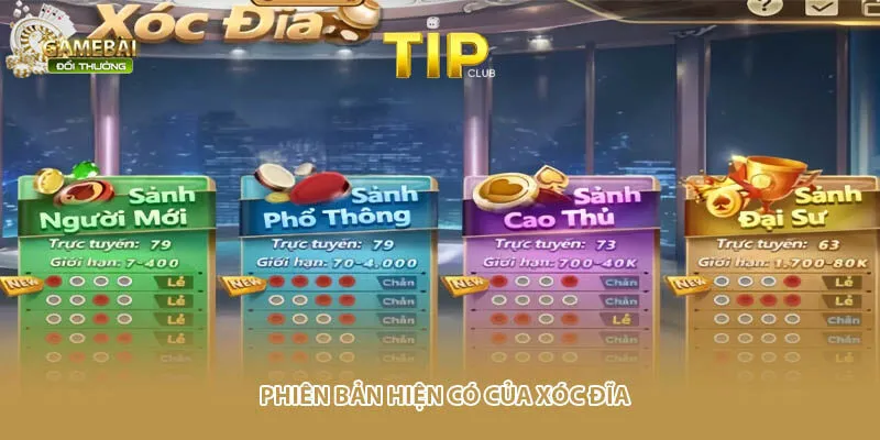Phiên bản hiện có của xóc đĩa